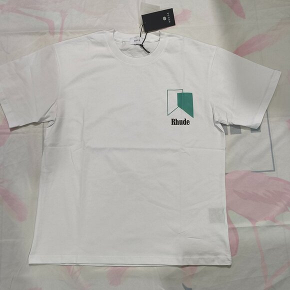 Rhude Cotton Short-Sleeved T-Shirt - Picture 1 of 5